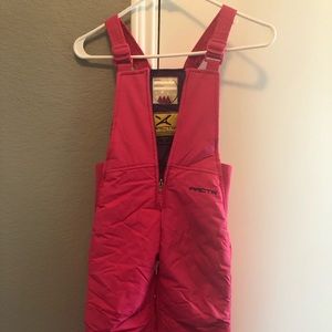 Pink snow bib ski pants  priced individually